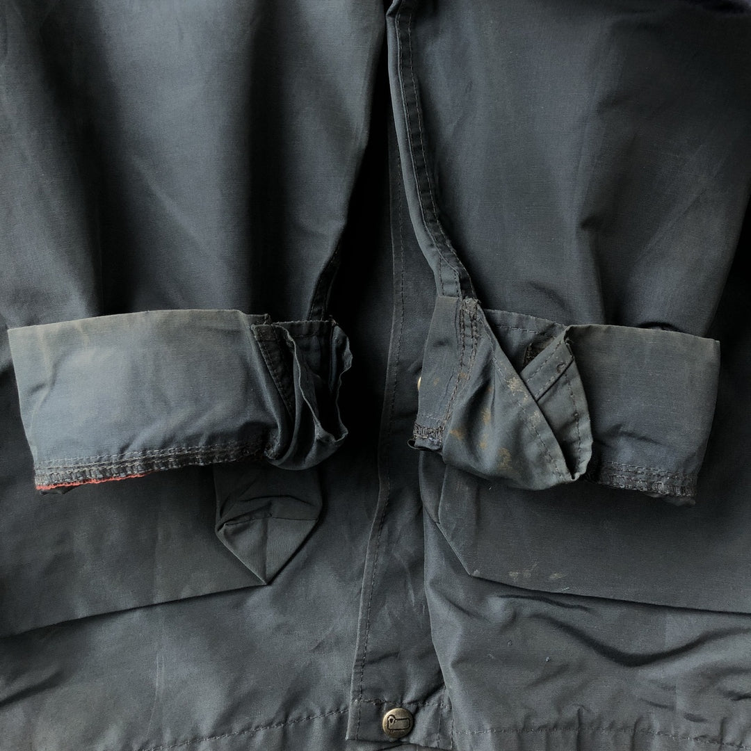 80'S WOOLRICH Mountain Parka Shell Jacket Made in USA Men's XL Vintage cotton navy blue type Vintage Second Hand
