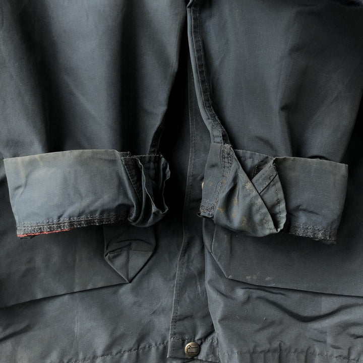 80'S WOOLRICH Mountain Parka Shell Jacket Made in USA Men's XL Vintage cotton navy blue type Vintage Second Hand