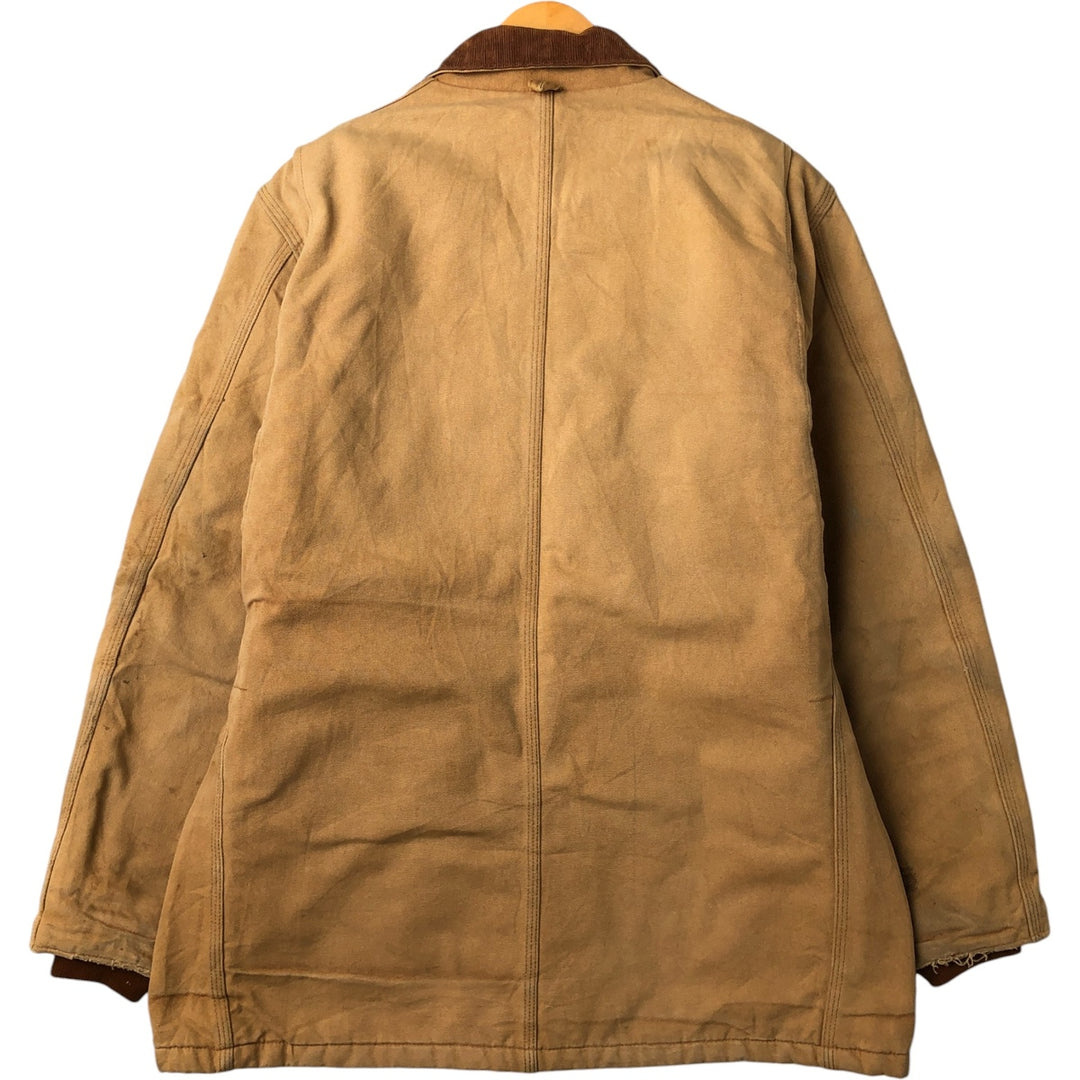 Carhartt Traditional Coat Duck Work Jacket Men's XL cotton beige type brown Vintage Second Hand