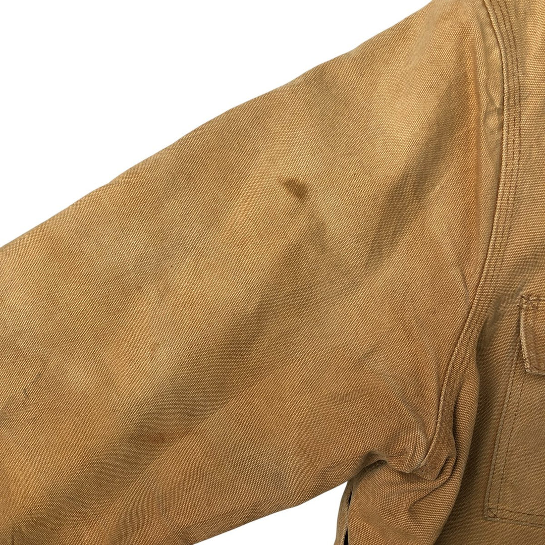 Carhartt Traditional Coat Duck Work Jacket Men's XL cotton beige type brown Vintage Second Hand