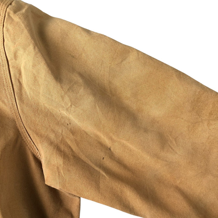 Carhartt Traditional Coat Duck Work Jacket Men's XL cotton beige type brown Vintage Second Hand