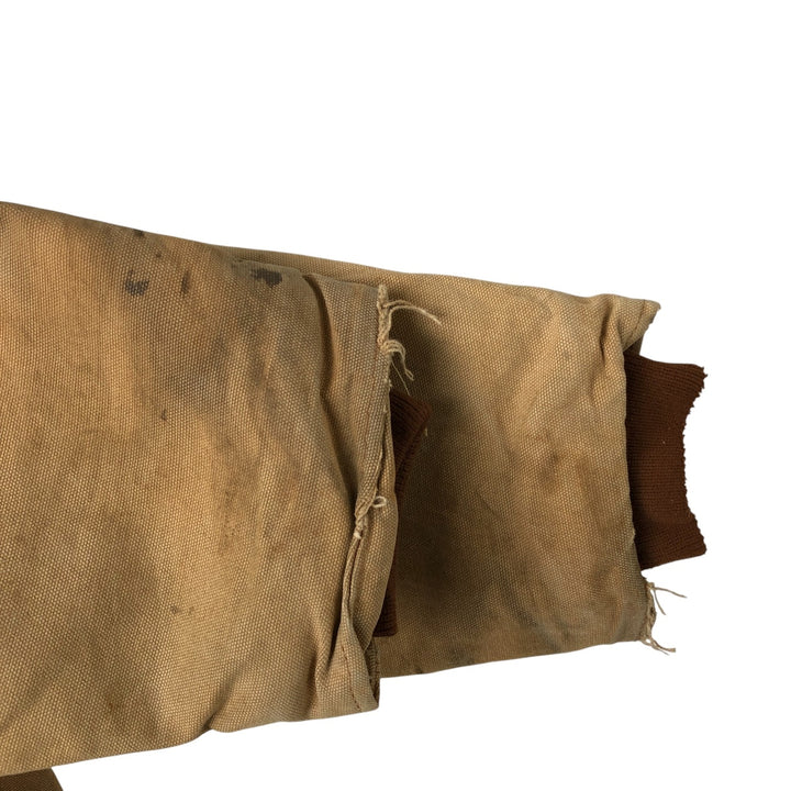 Carhartt Traditional Coat Duck Work Jacket Men's XL cotton beige type brown Vintage Second Hand