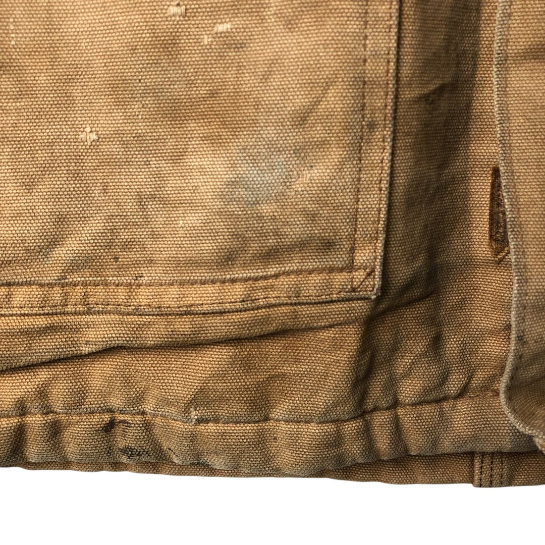 Carhartt Traditional Coat Duck Work Jacket Men's XL cotton beige type brown Vintage Second Hand