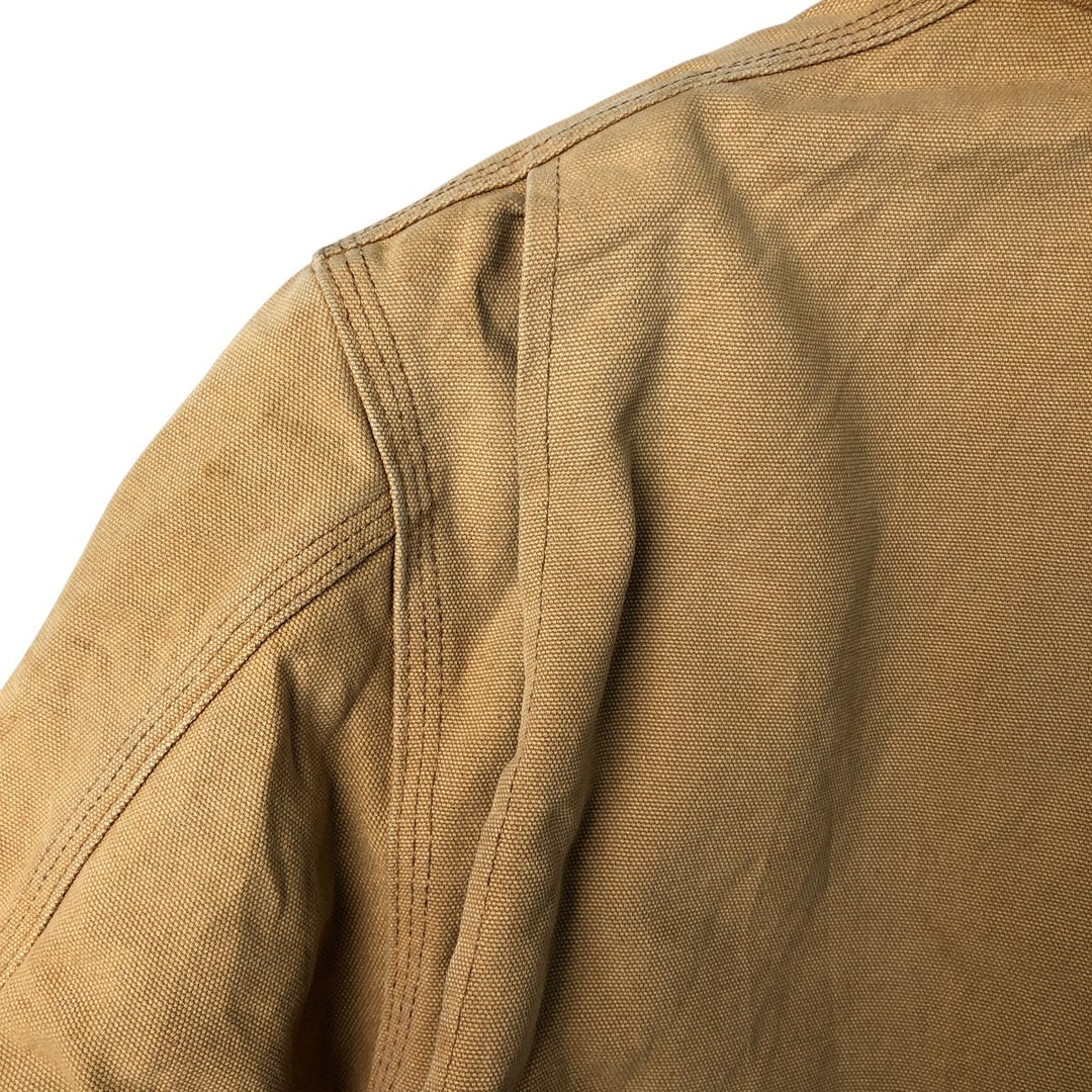 Carhartt Traditional Coat Duck Work Jacket Men's XL cotton beige type brown Vintage Second Hand