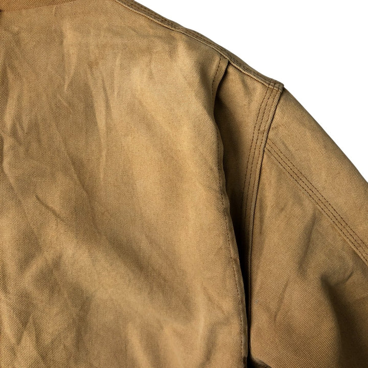 Carhartt Traditional Coat Duck Work Jacket Men's XL cotton beige type brown Vintage Second Hand