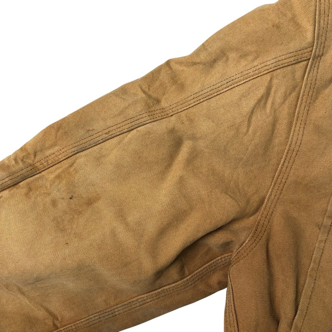 Carhartt Traditional Coat Duck Work Jacket Men's XL cotton beige type brown Vintage Second Hand