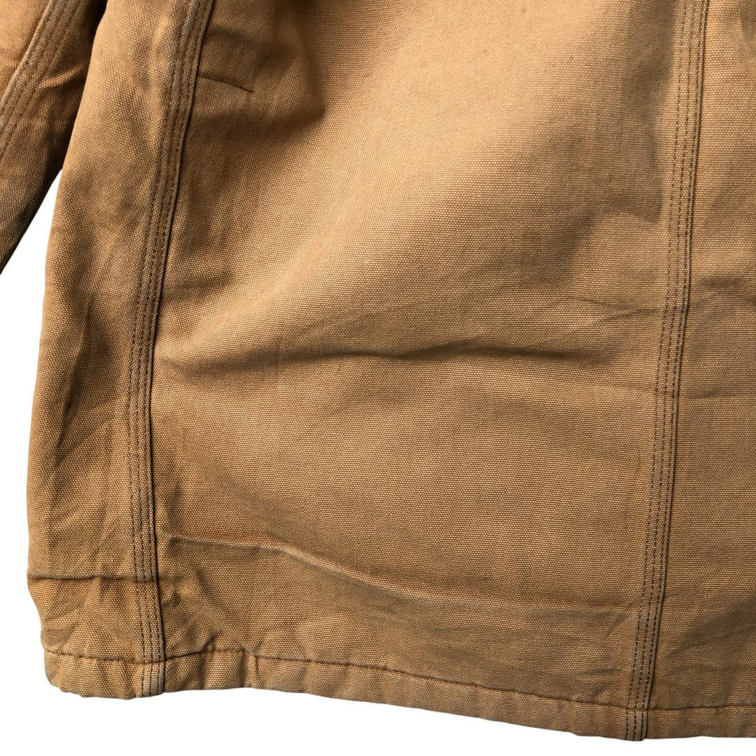 Carhartt Traditional Coat Duck Work Jacket Men's XL cotton beige type brown Vintage Second Hand
