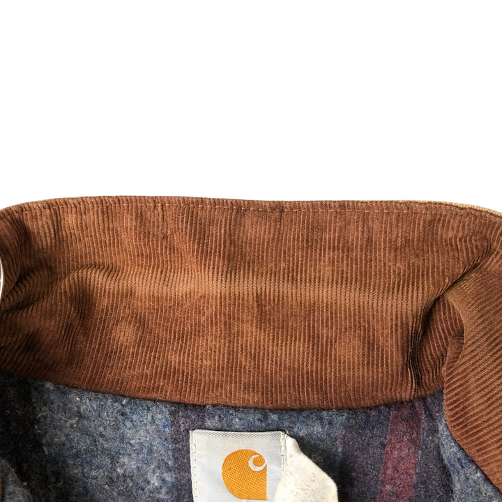 Carhartt Traditional Coat Duck Work Jacket Men's XL cotton beige type brown Vintage Second Hand