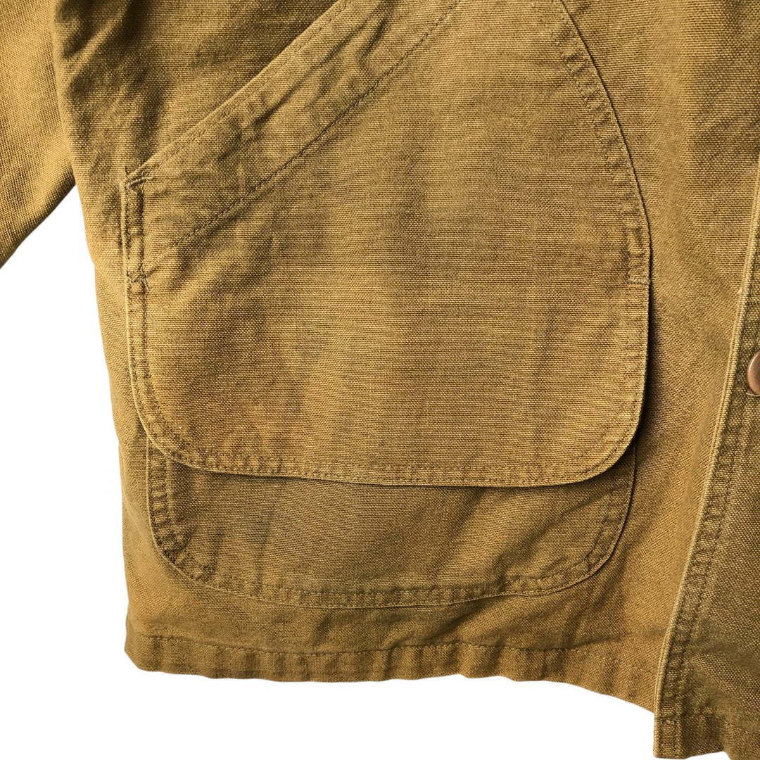 70s-80'S LLBean Duck Hunting Jacket, Men's Size L unclear Khaki type Vintage Second Hand