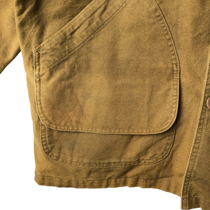 70s-80'S LLBean Duck Hunting Jacket, Men's Size L unclear Khaki type Vintage Second Hand
