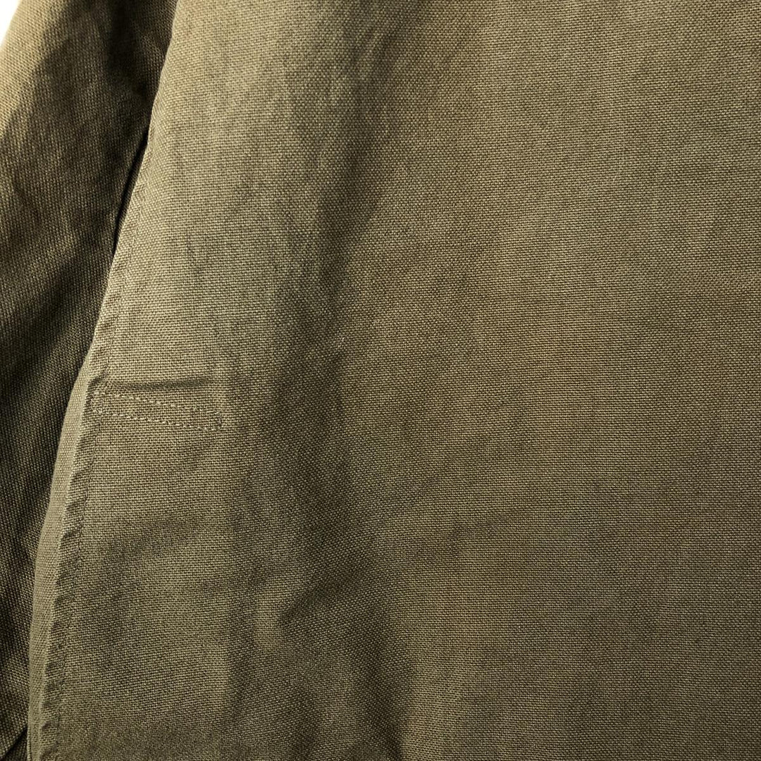 70s-80'S LLBean Duck Hunting Jacket, Men's Size L unclear Khaki type Vintage Second Hand