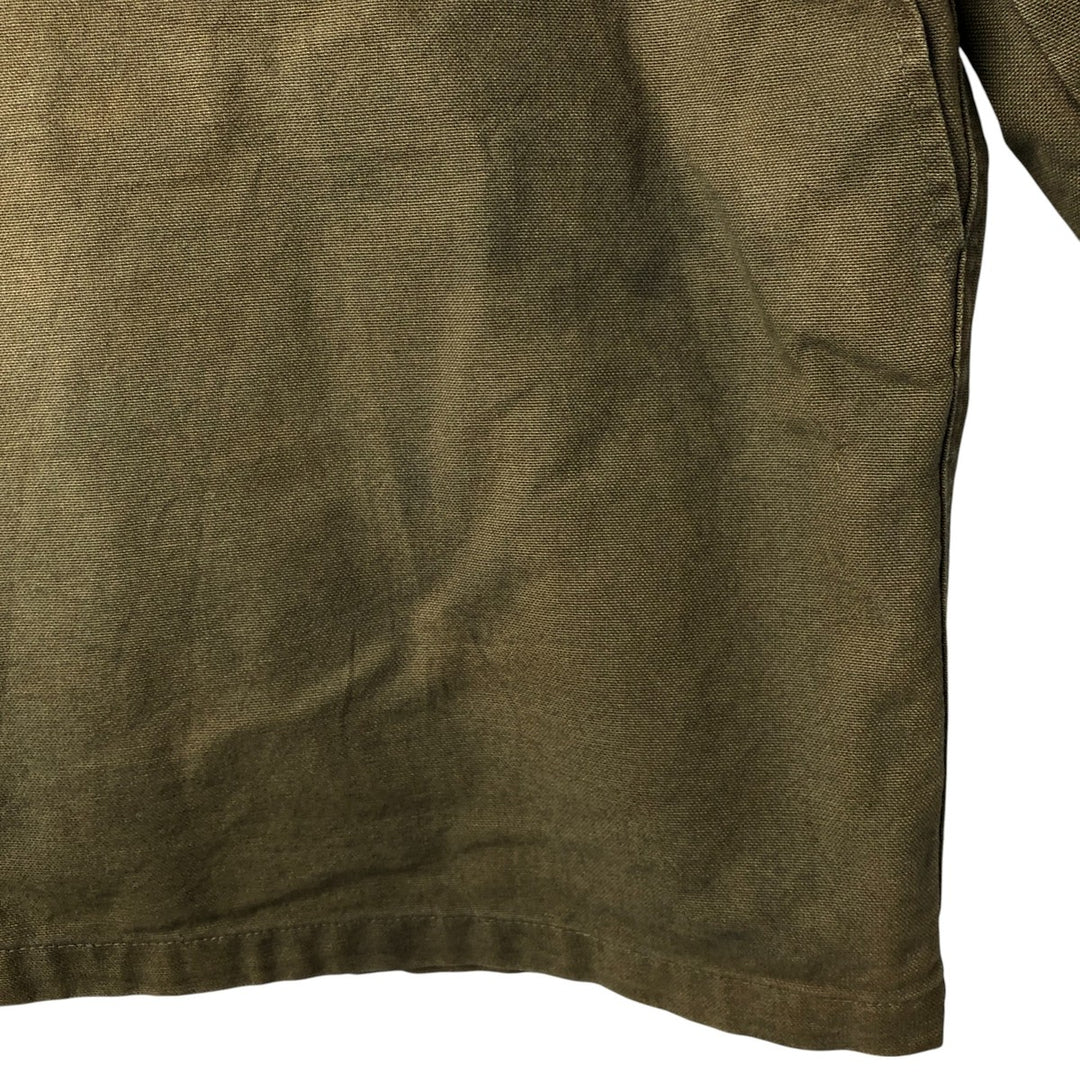 70s-80'S LLBean Duck Hunting Jacket, Men's Size L unclear Khaki type Vintage Second Hand