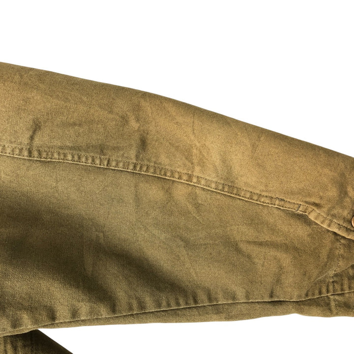 70s-80'S LLBean Duck Hunting Jacket, Men's Size L unclear Khaki type Vintage Second Hand