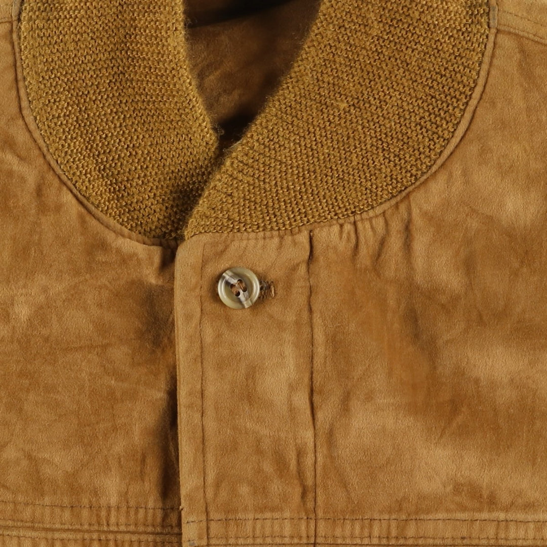 Vintage 1970s-1980'S English Squire suede leather jacket, made in the USA, size L, men's unclear brown type Vintage Second Hand