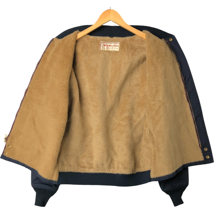 Vintage 1970'S McGREGOR Derby Jacket, Cup Shoulder, Made in USA, Men's Size Medium unclear navy blue type Vintage Second Hand