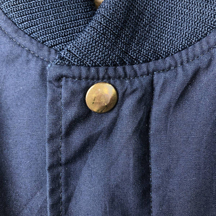 Vintage 1970'S McGREGOR Derby Jacket, Cup Shoulder, Made in USA, Men's Size Medium unclear navy blue type Vintage Second Hand