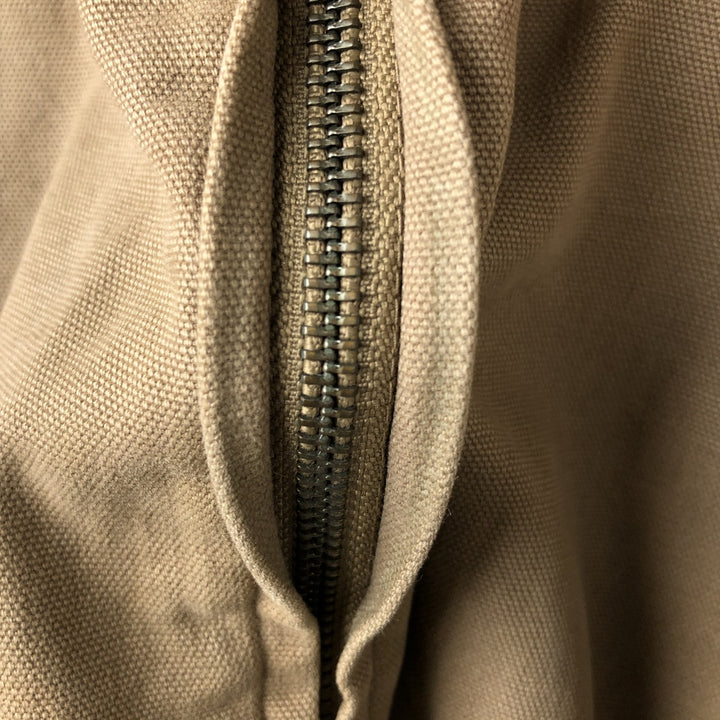 Eddie Bauer padded puffer jacket, men's size L cotton brown type Vintage Second Hand