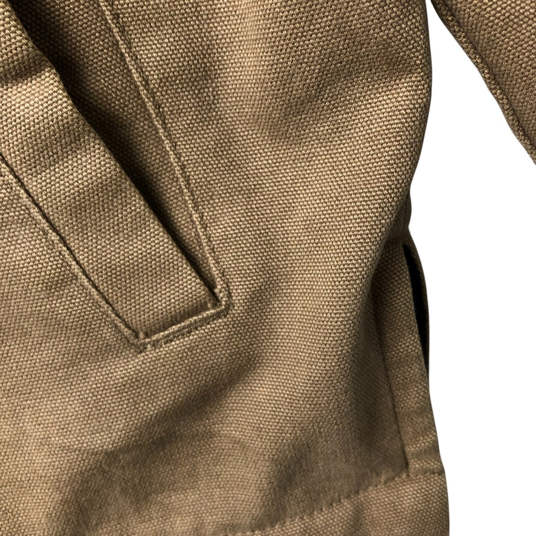 Eddie Bauer padded puffer jacket, men's size L cotton brown type Vintage Second Hand