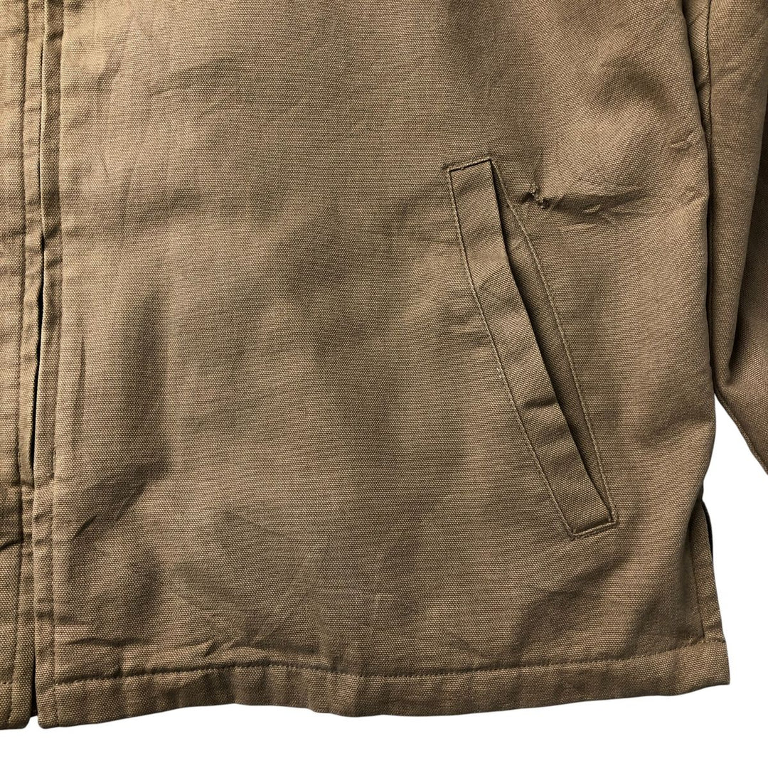 Eddie Bauer padded puffer jacket, men's size L cotton brown type Vintage Second Hand