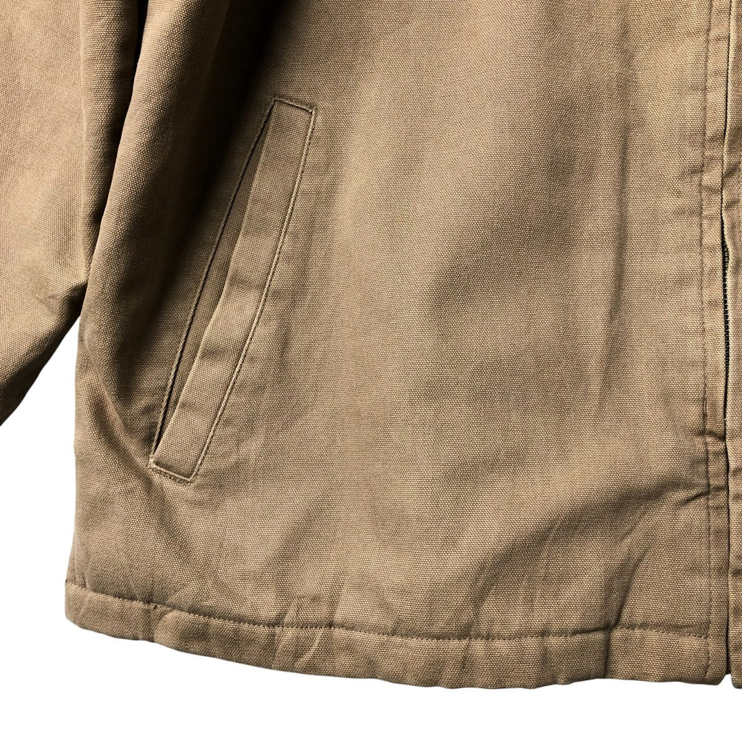 Eddie Bauer padded puffer jacket, men's size L cotton brown type Vintage Second Hand