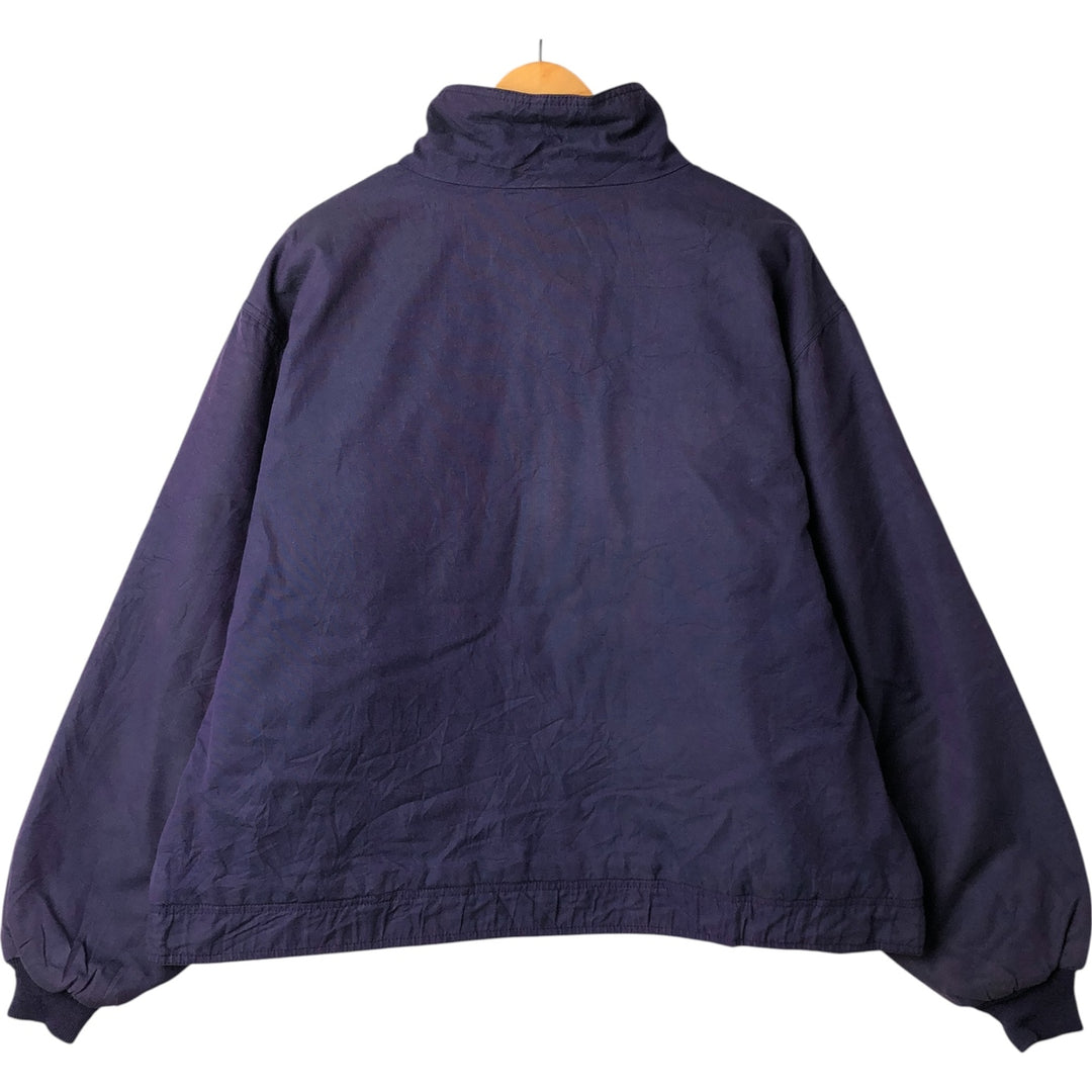 Vintage 1980'S LLBean padded puffer jacket, men's size XL cotton navy blue type Vintage Second Hand