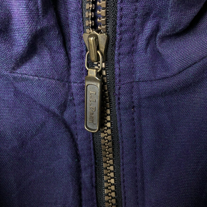 Vintage 1980'S LLBean padded puffer jacket, men's size XL cotton navy blue type Vintage Second Hand