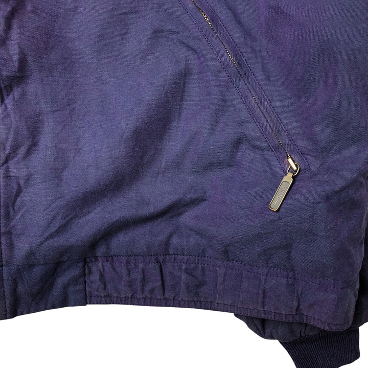 Vintage 1980'S LLBean padded puffer jacket, men's size XL cotton navy blue type Vintage Second Hand