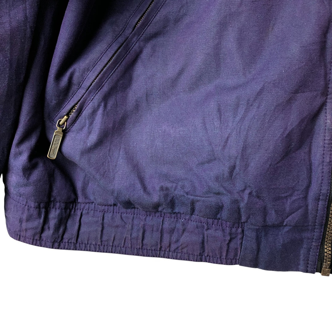 Vintage 1980'S LLBean padded puffer jacket, men's size XL cotton navy blue type Vintage Second Hand