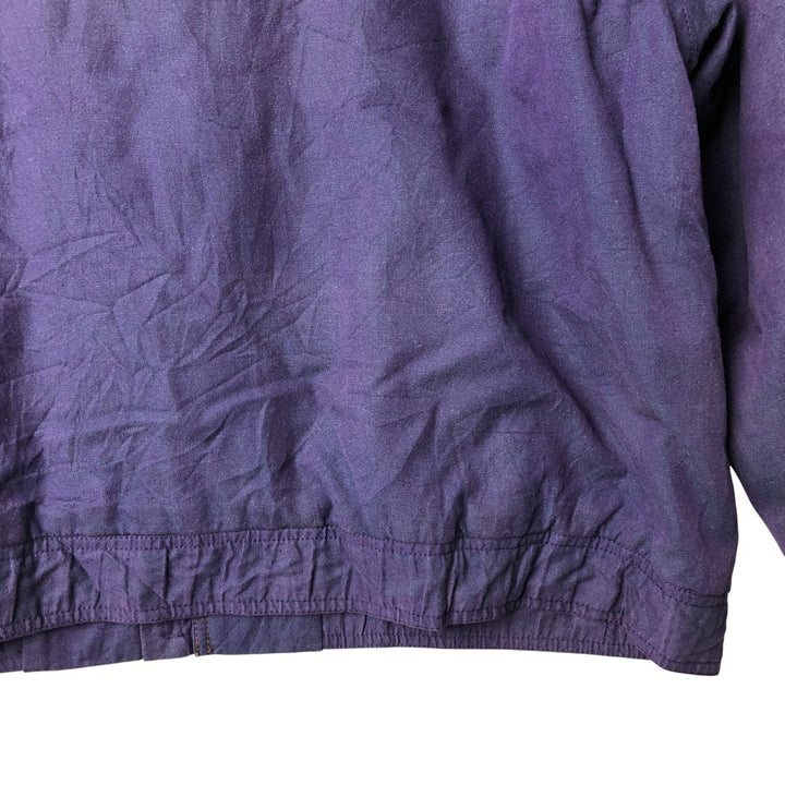 Vintage 1980'S LLBean padded puffer jacket, men's size XL cotton navy blue type Vintage Second Hand