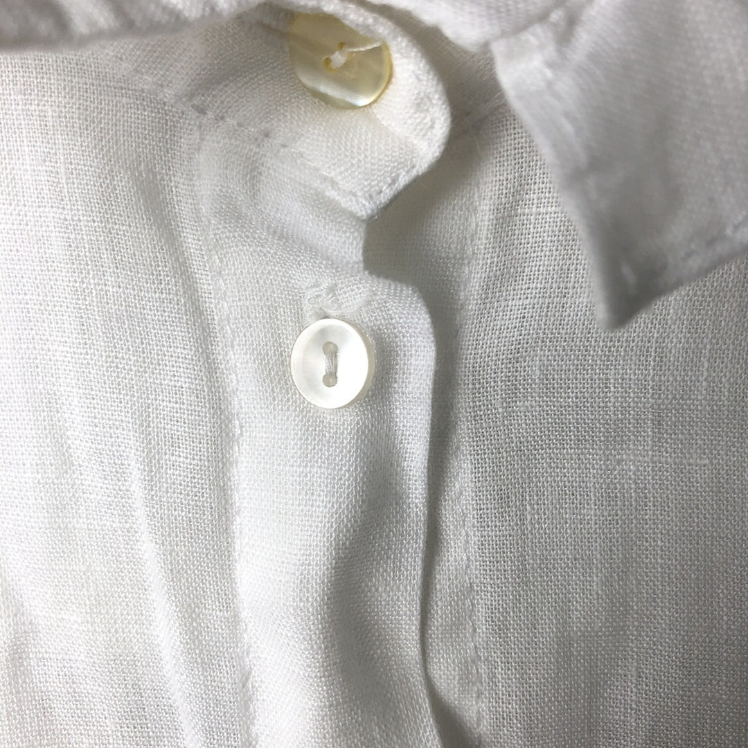 BEATRICE VALENZUELA Frill collar long sleeve frill blouse women's size M unclear white type Vintage Second Hand
