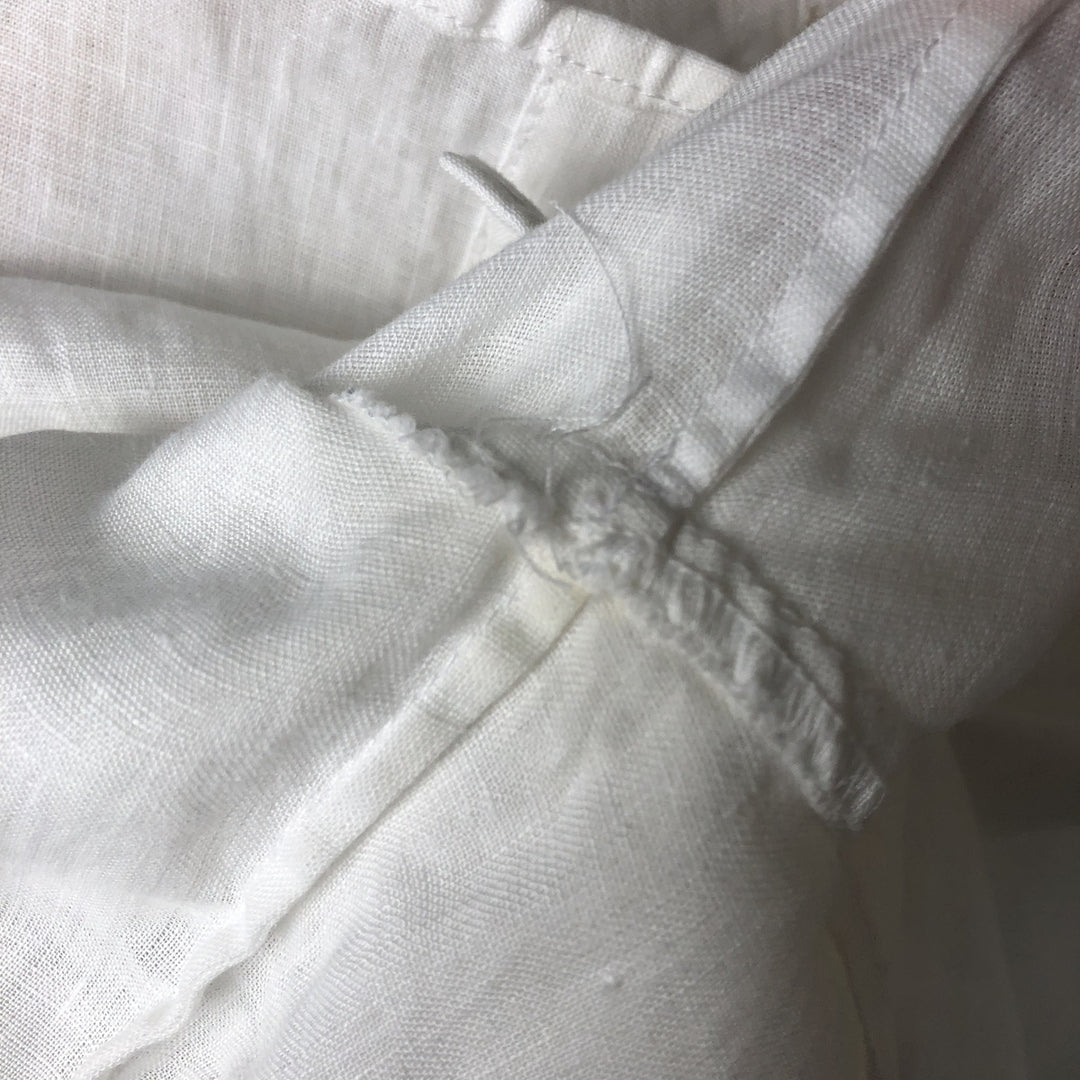BEATRICE VALENZUELA Frill collar long sleeve frill blouse women's size M unclear white type Vintage Second Hand