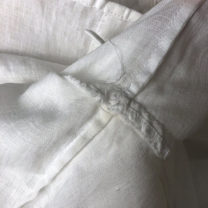 BEATRICE VALENZUELA Frill collar long sleeve frill blouse women's size M unclear white type Vintage Second Hand