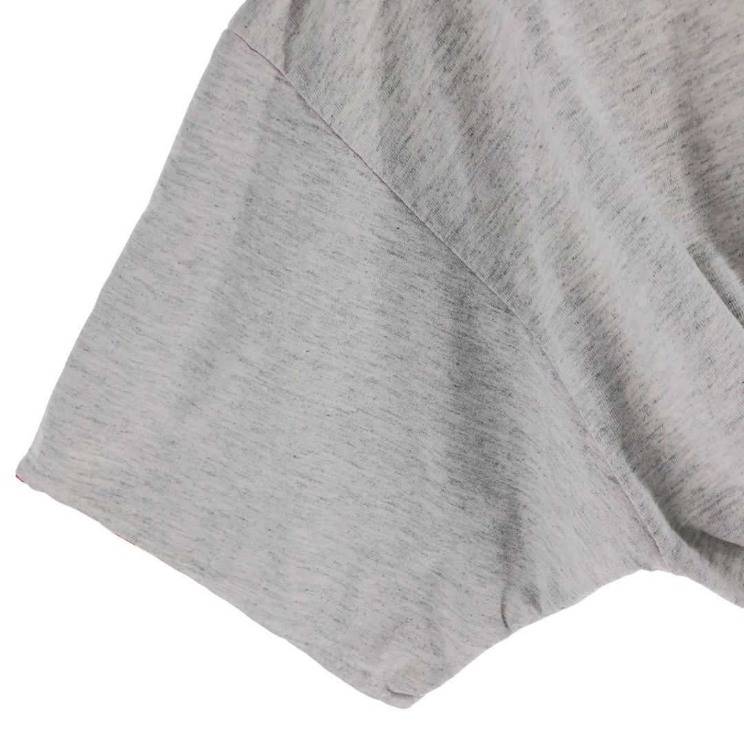 90'S LA LOVING Cat Pattern Animal T-shirt Made in USA Women's XXL Vintage cotton gray type Vintage Second Hand