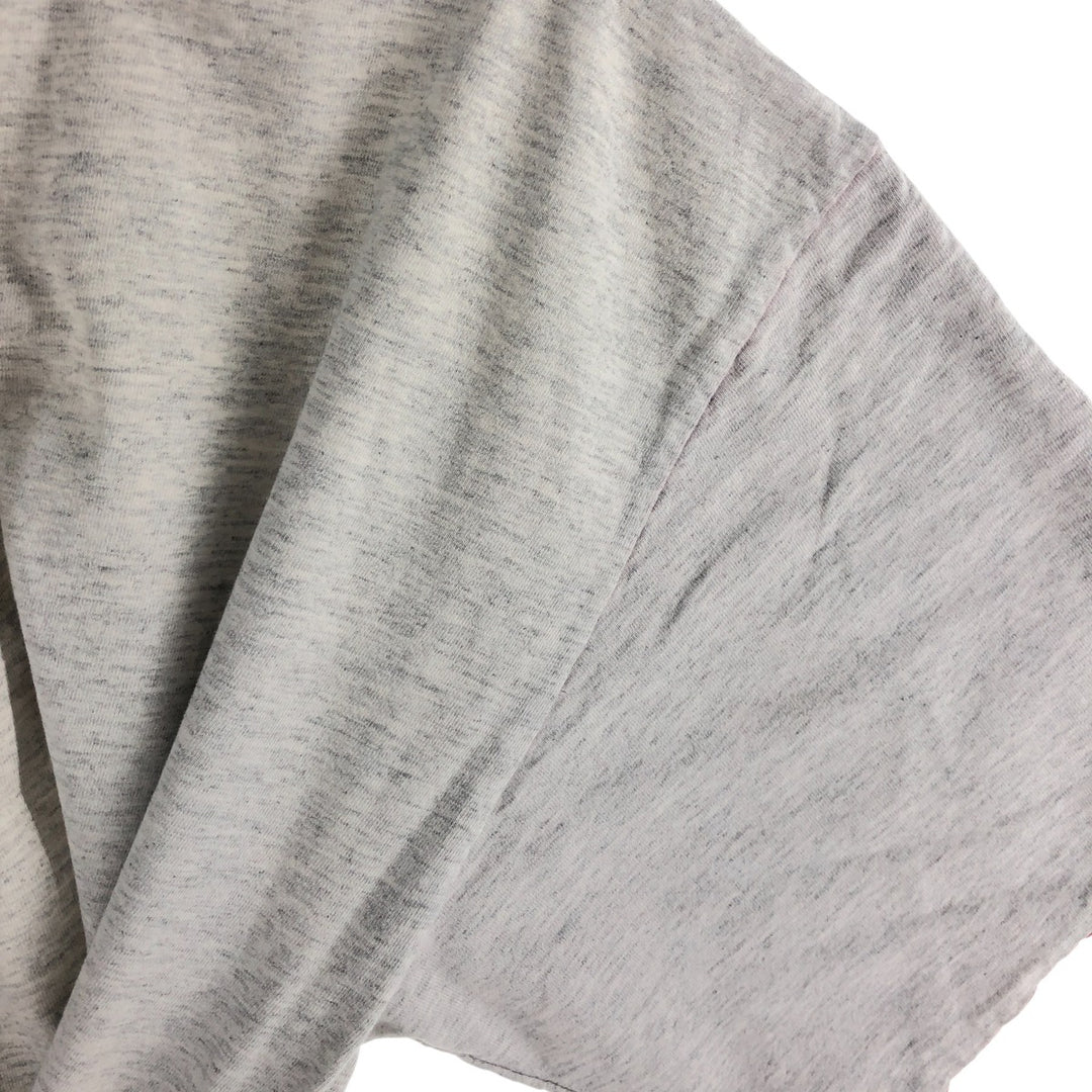 90'S LA LOVING Cat Pattern Animal T-shirt Made in USA Women's XXL Vintage cotton gray type Vintage Second Hand