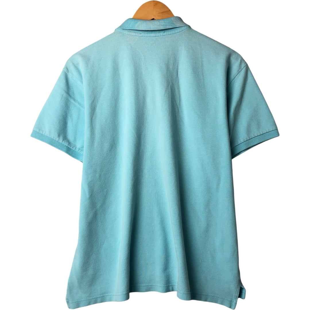 Ralph Lauren RALPH LAUREN SPORT short sleeve polo shirt for women size L cotton Blue type light blue Vintage Second Hand