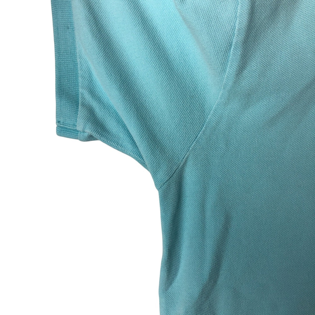 Ralph Lauren RALPH LAUREN SPORT short sleeve polo shirt for women size L cotton Blue type light blue Vintage Second Hand