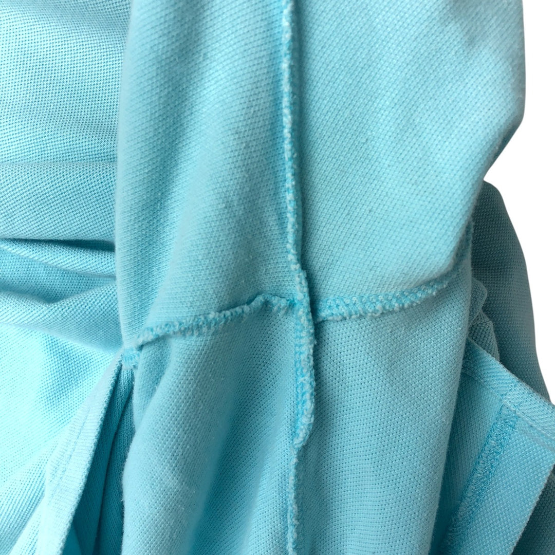 Ralph Lauren RALPH LAUREN SPORT short sleeve polo shirt for women size L cotton Blue type light blue Vintage Second Hand