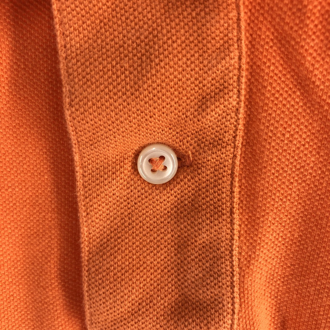 Ralph Lauren POLO by Ralph Lauren short sleeve polo shirt, women's size L cotton orange type Vintage Second Hand