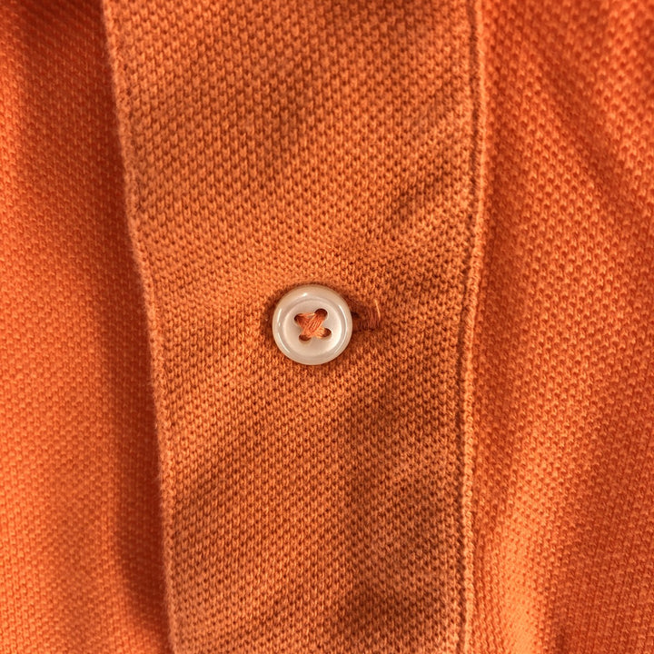 Ralph Lauren POLO by Ralph Lauren short sleeve polo shirt, women's size L cotton orange type Vintage Second Hand