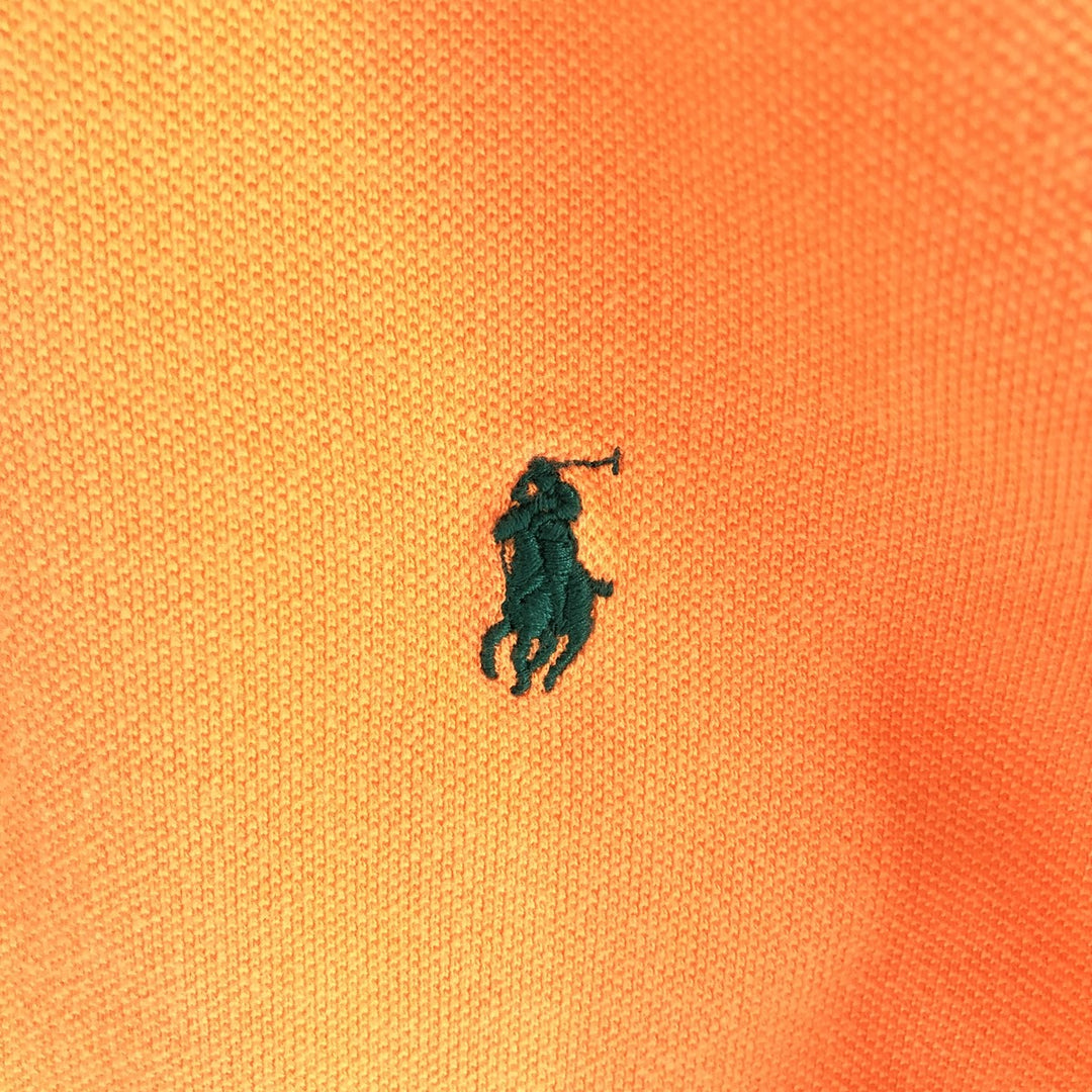 Ralph Lauren POLO by Ralph Lauren short sleeve polo shirt, women's size L cotton orange type Vintage Second Hand
