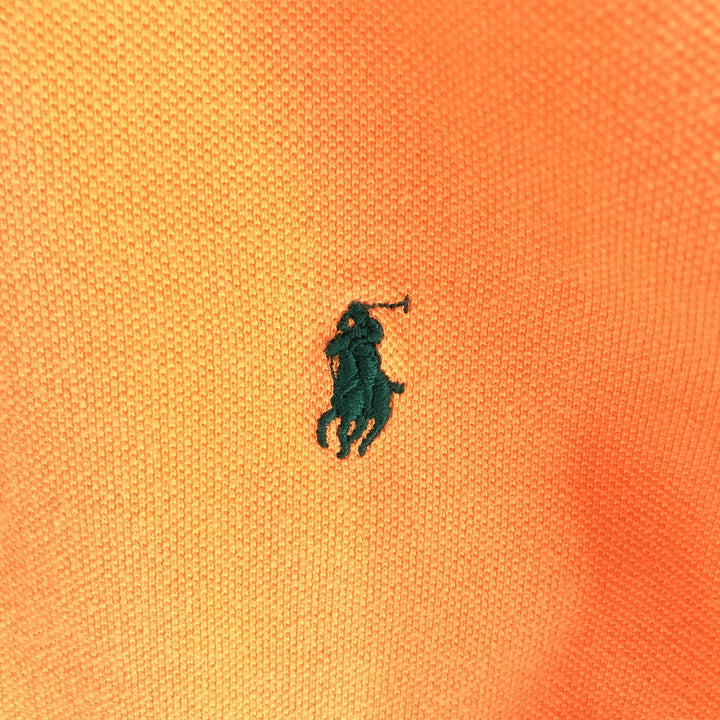 Ralph Lauren POLO by Ralph Lauren short sleeve polo shirt, women's size L cotton orange type Vintage Second Hand