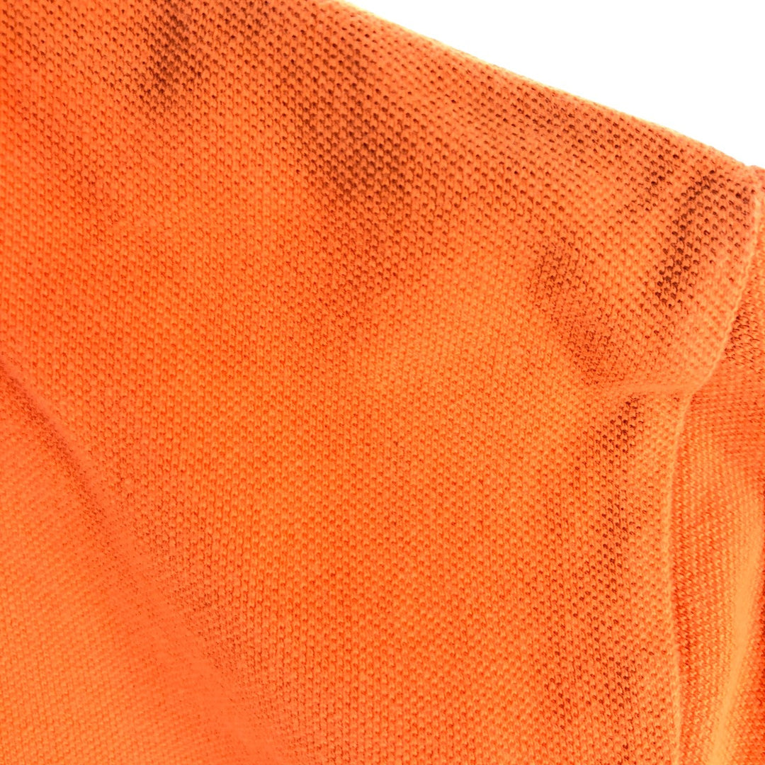 Ralph Lauren POLO by Ralph Lauren short sleeve polo shirt, women's size L cotton orange type Vintage Second Hand