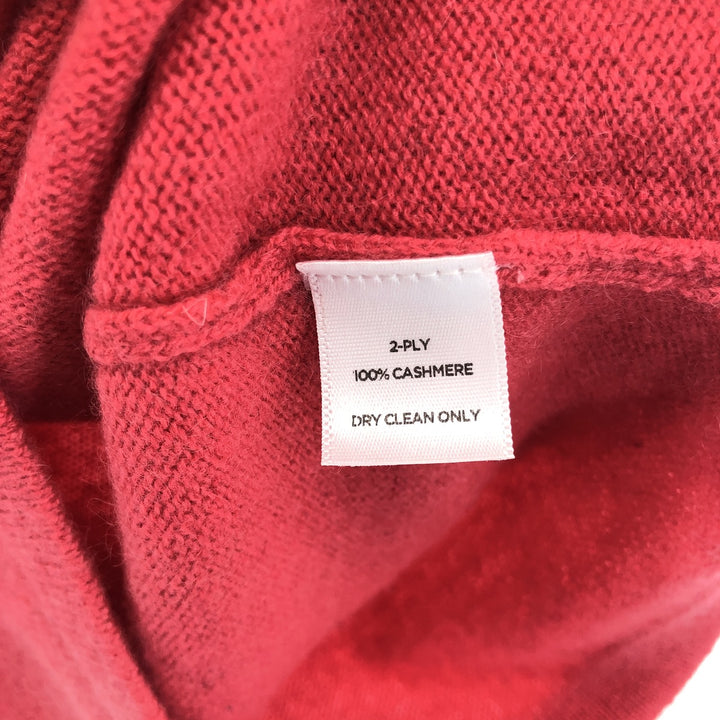 Rebecca Taylor Cashmere cropped knit bustier for women, size S unknown red type Vintage Second Hand