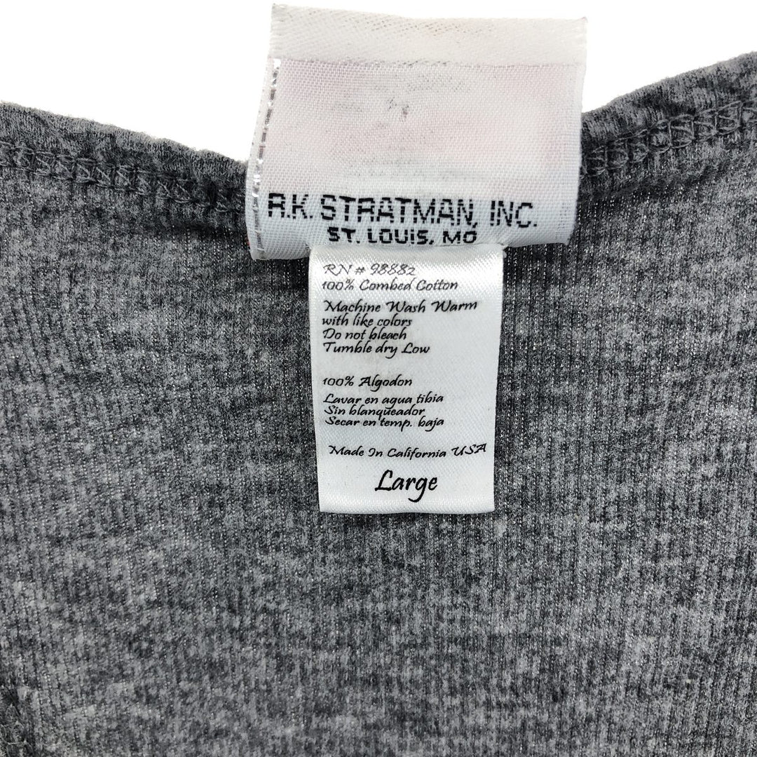 Harley-Davidson Tank Top Made in USA Women's Size L cotton gray type Vintage Second Hand