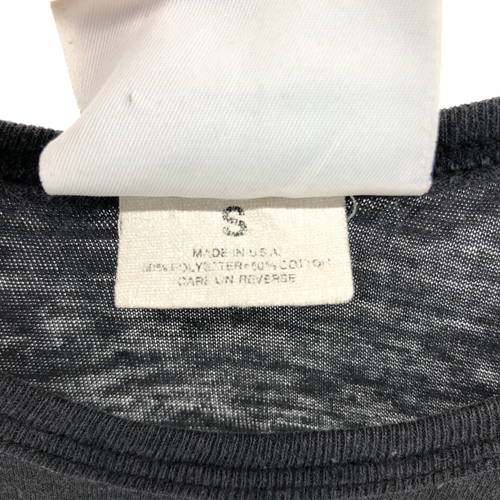 ISLANDER Harley Davidson Eagle Pattern Large Print Tank Top Made in USA Women's S Size Vintage polyester black type Vintage Second Hand