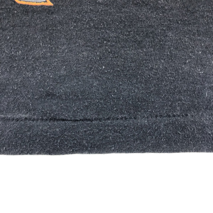 ISLANDER Harley Davidson Eagle Pattern Large Print Tank Top Made in USA Women's S Size Vintage polyester black type Vintage Second Hand