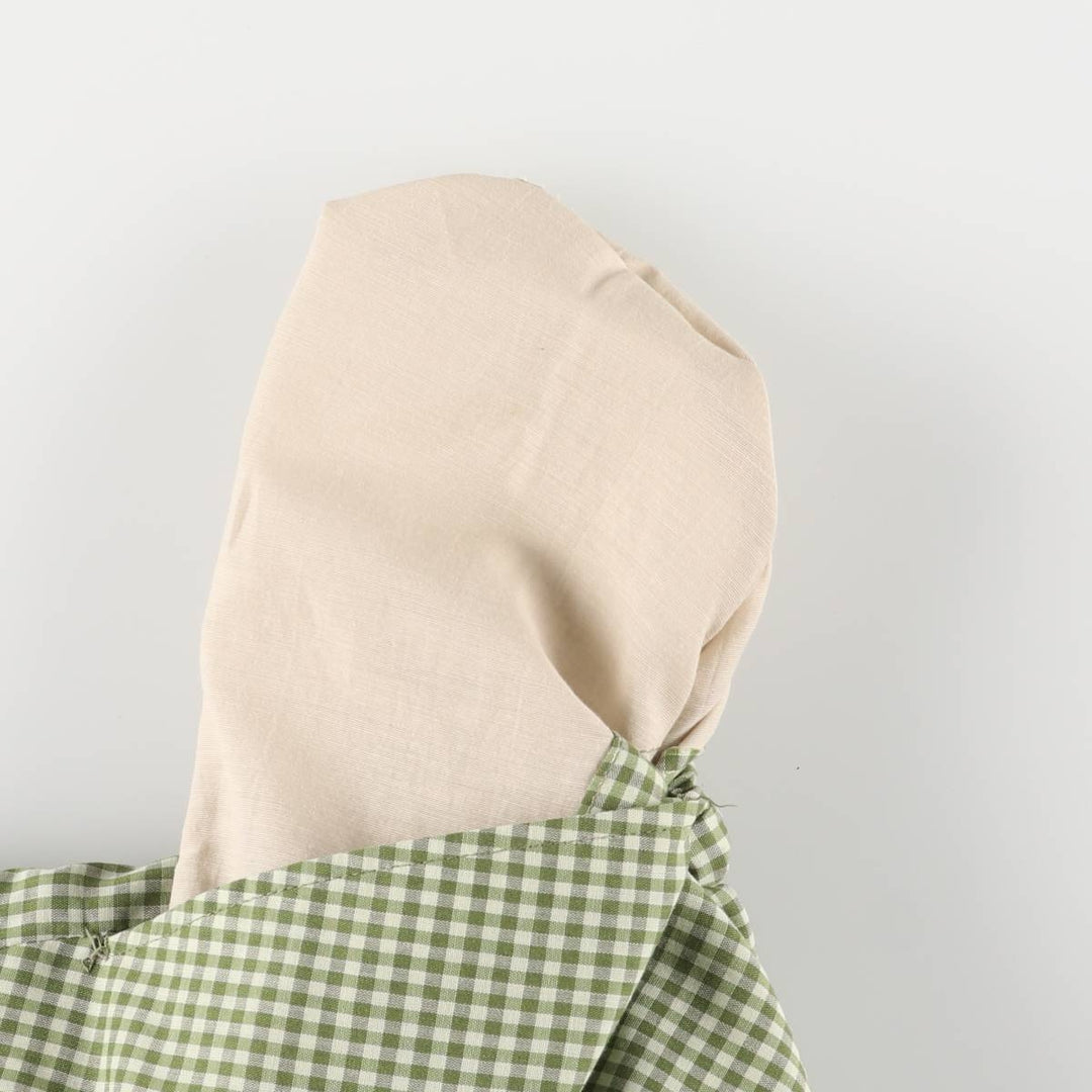 RERMANENT PRESS Check Pattern Shorts, Short Pants, Women's XL (w32) Equivalent, Vintage unknown green type Vintage Second Hand