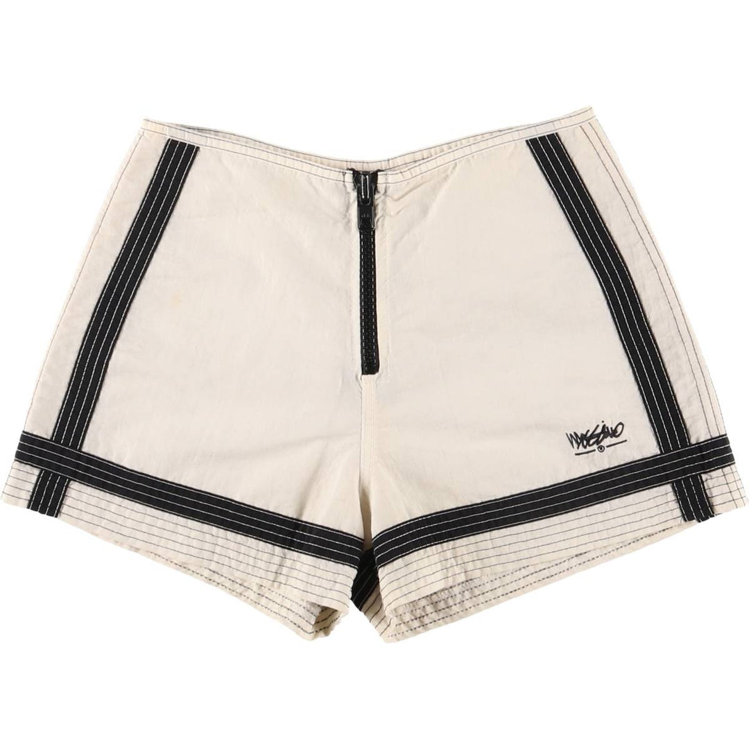 Mossimo nylon shorts, short pants, made in the USA, women's size S Nylon pale white type Vintage Second Hand