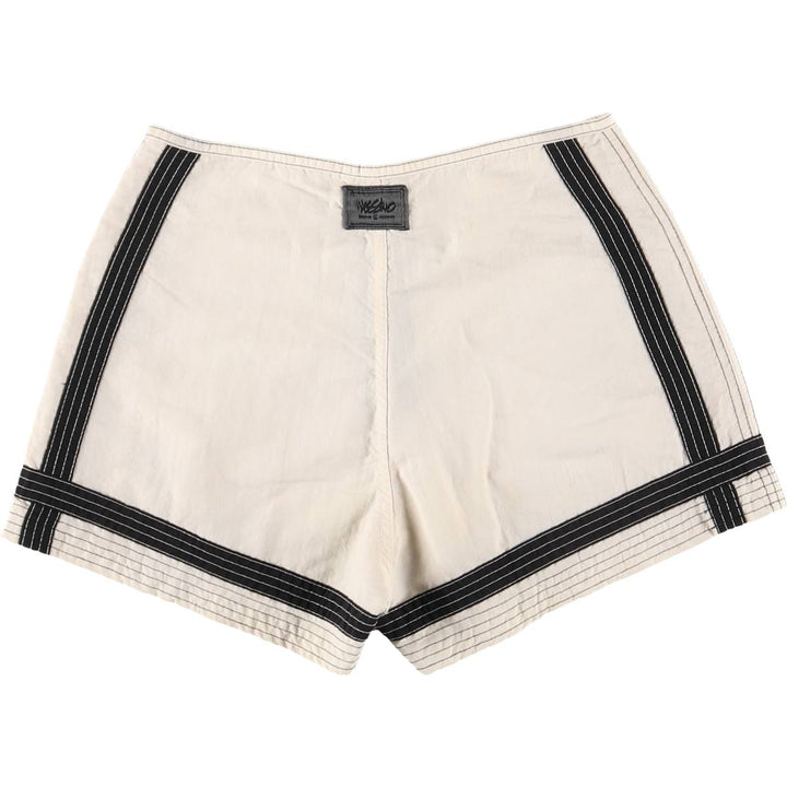 Mossimo nylon shorts, short pants, made in the USA, women's size S Nylon pale white type Vintage Second Hand
