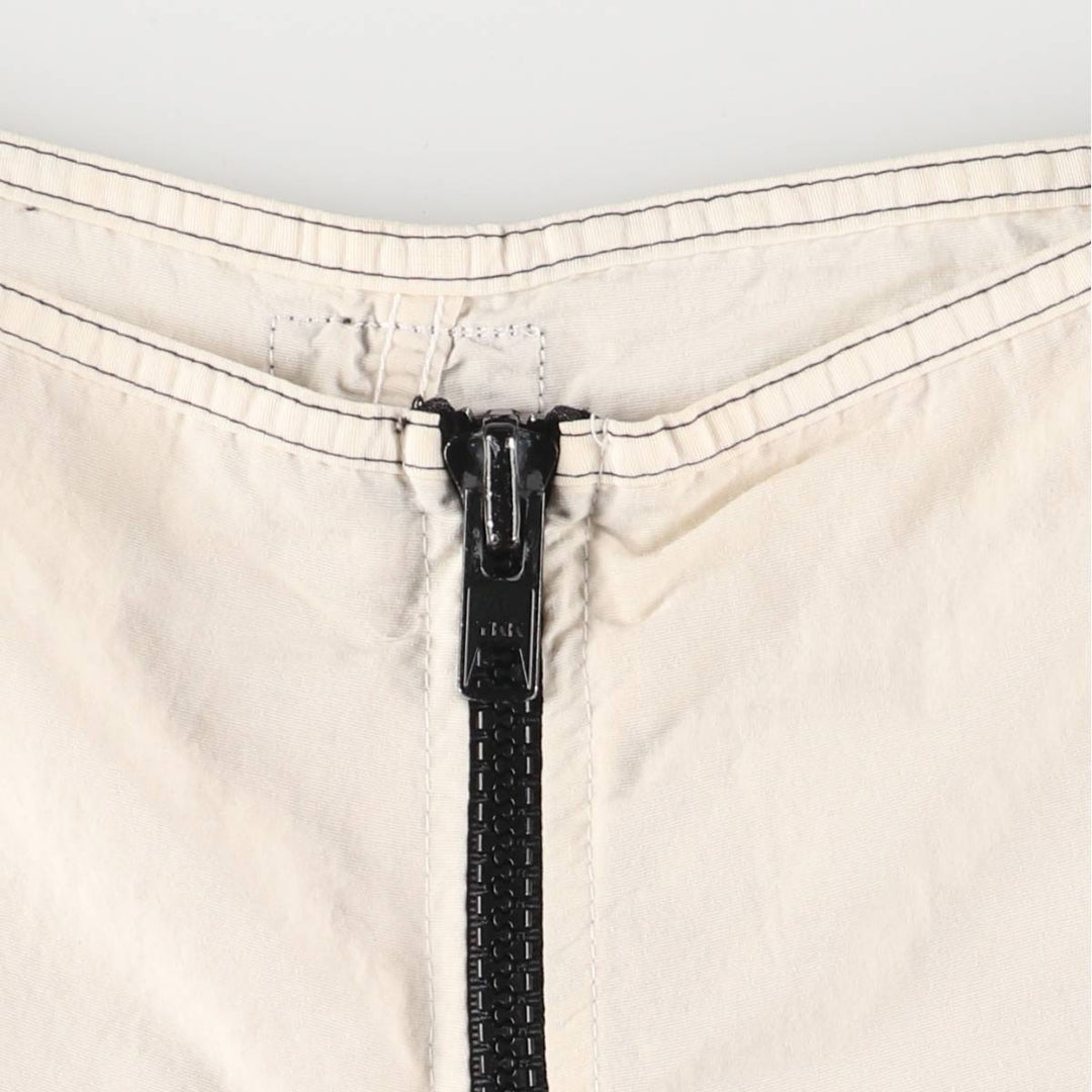 Mossimo nylon shorts, short pants, made in the USA, women's size S Nylon pale white type Vintage Second Hand